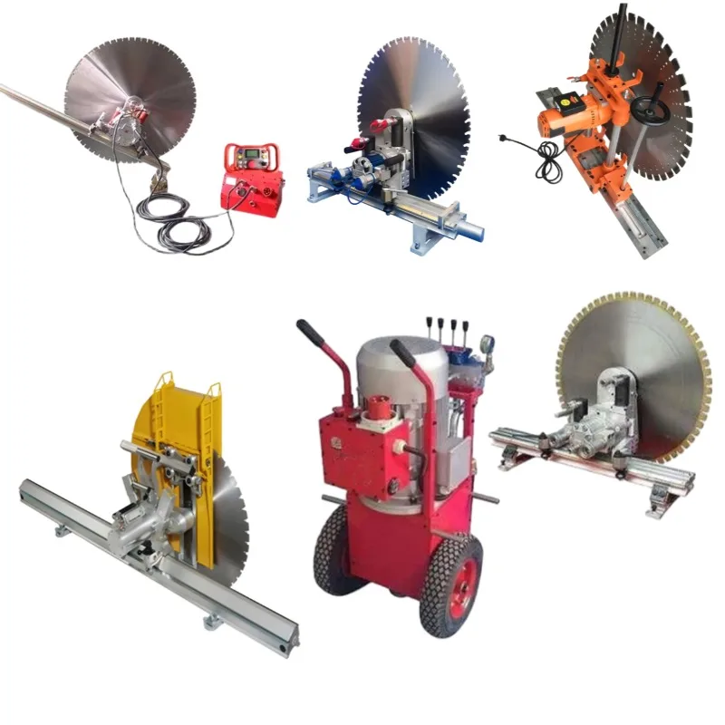 

Multifunctional concrete cutting machine for reinforced concrete wall saw road cutter