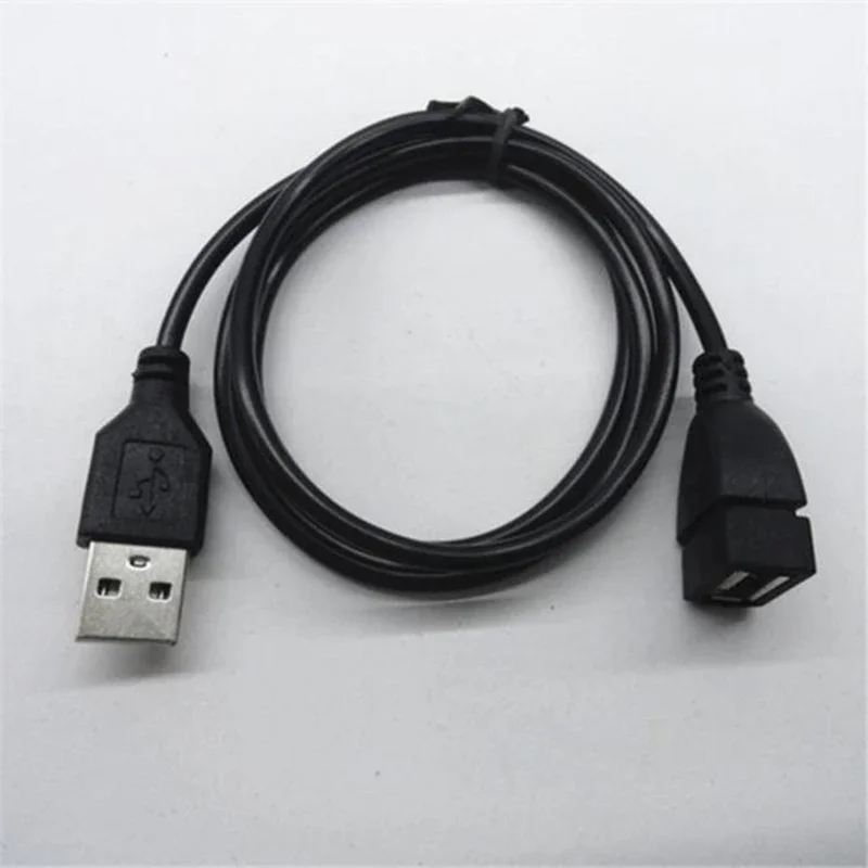 1m przedłużacz USB Super prędkość kabel USB 2.0 męski na żeński synchronizacja danych USB 2.0 Extender kabel przedłużający