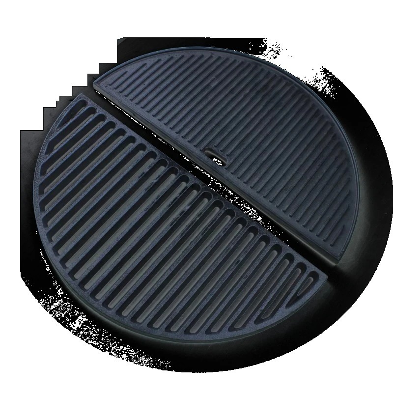 Barbecue tools Corrosion-resistant and heat-resistant barbecue accessories Half-moon cast iron baking pan