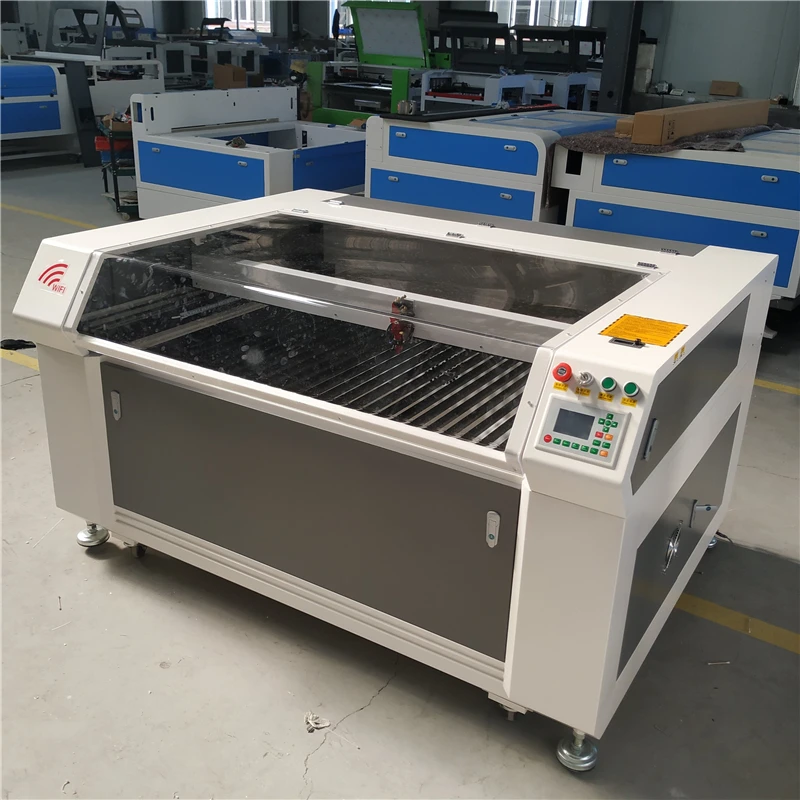 1390 laser cutting machine 60w 80w 100w cnc laser machine with leadshine 57 stepper motor and driver Hiwin 15mm guide rail