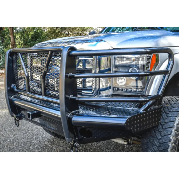 Customized Factory direct sales Metal super duty Pickup truck  Front bumper for  Ford F150 F250 F350 F450 F550For sale