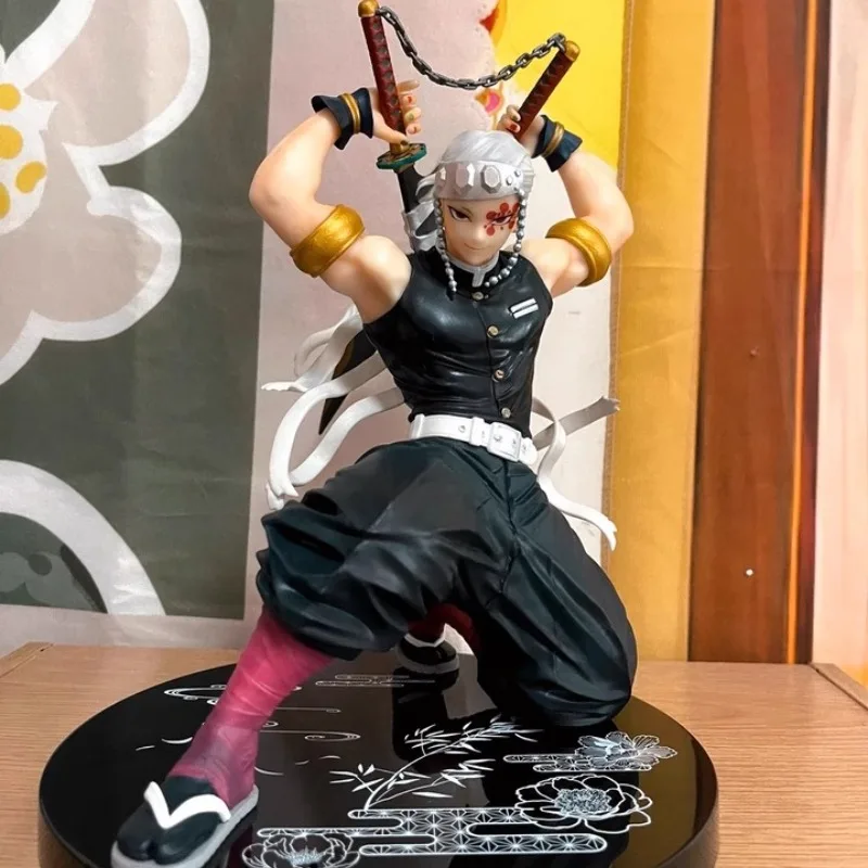 

Bandai Banpresto Demon Slayer, крупная шкала Uzui Tengen, аниме-фигурка, украшения для рабочего стола, детские подарки, модель, украшение, кукла, игрушка