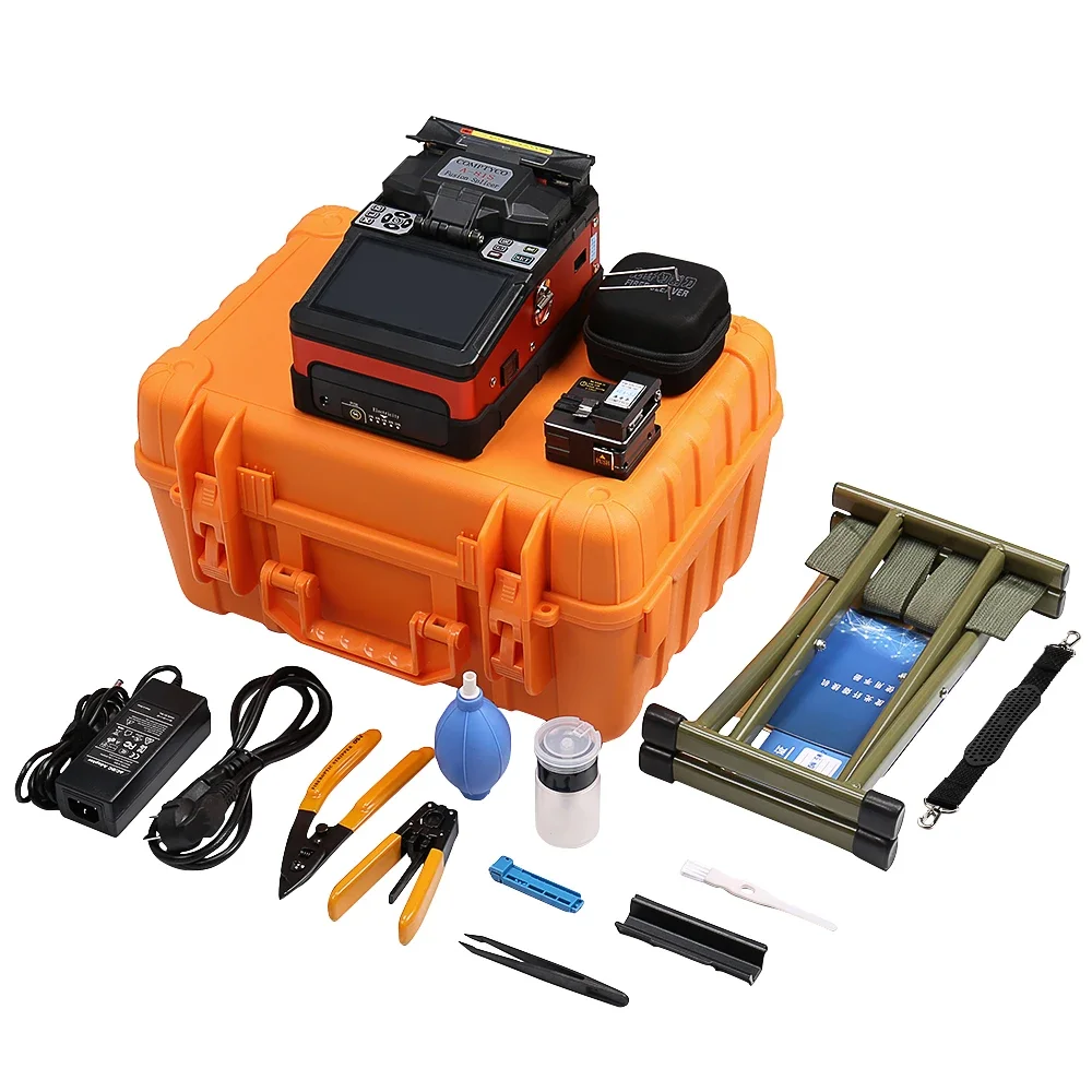 COMPTYCO A-81S Fully automatic FTTH Fiber Optic Welding Splicing Machine Optical Fiber Fusion Splicer  New product