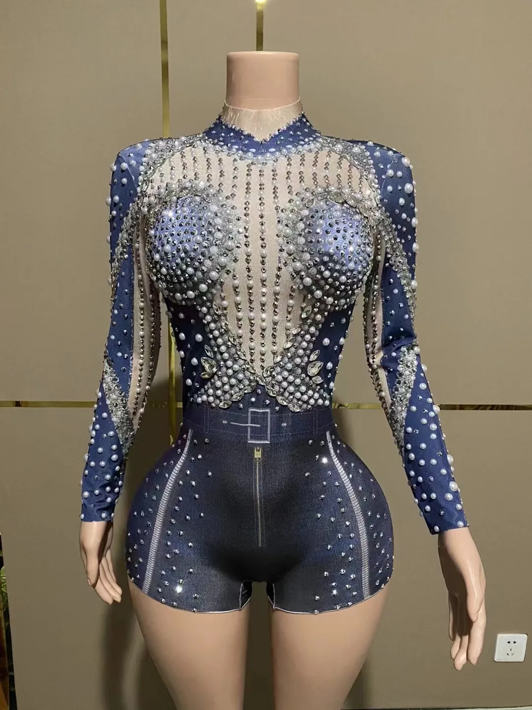 New Sexy Bodysuit Cowboy Leotards For Woman