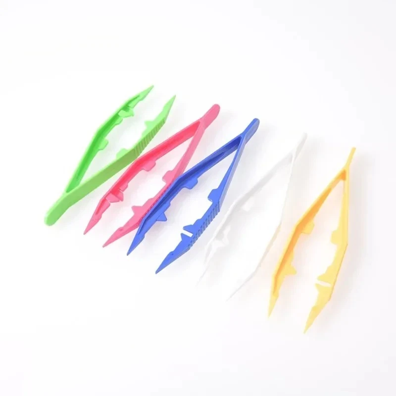 DIY tool holderplastic clip accessories repair tool,1 pair of tweezers,making kit, puzzle, children's plastic beads, model beads