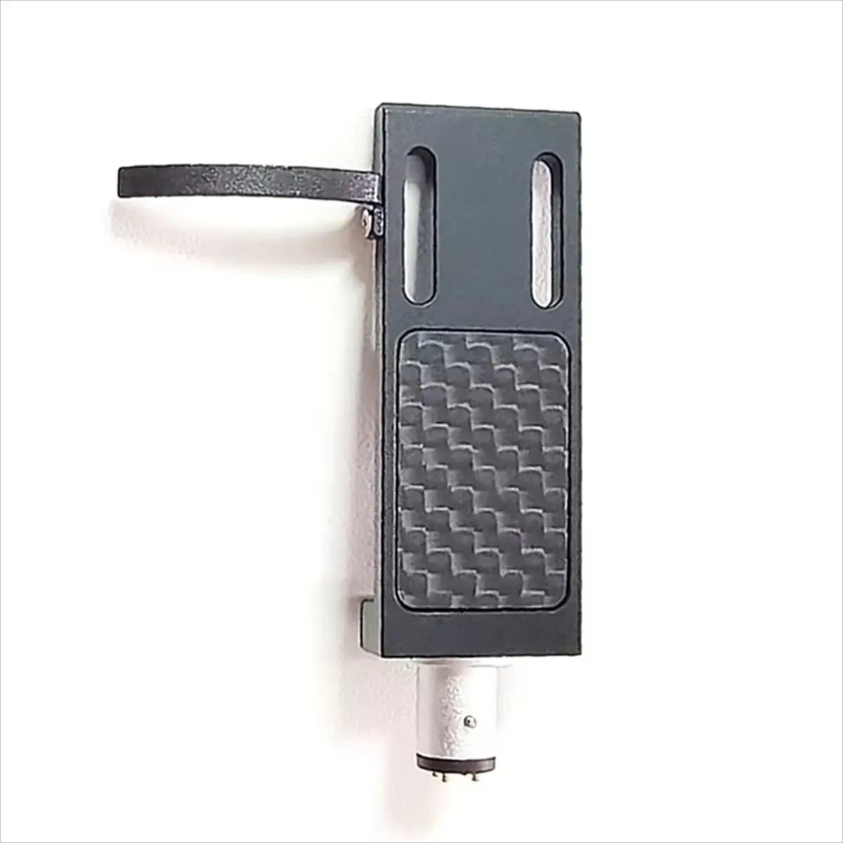 A008 Fever Grade Ajustável Azimuth Headband LP Vinil Aviação Alumínio Headband com 5N Pure Silver Fio Preto