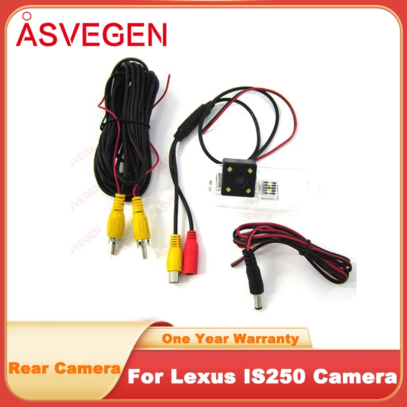 

Asvegen HD Wide-angle 170 Degrees Car Dedicated Reversing Camera License Plate Rear view Camera For Lexus IS250 IS300 2005~2013