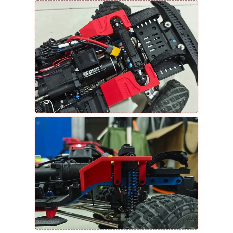 

Rear Battery Sand Guard & Mudguard for MJX H8P Bronco RC Crawler, No-Drill Installation, Sand & Mud Protection, Upgrade Parts