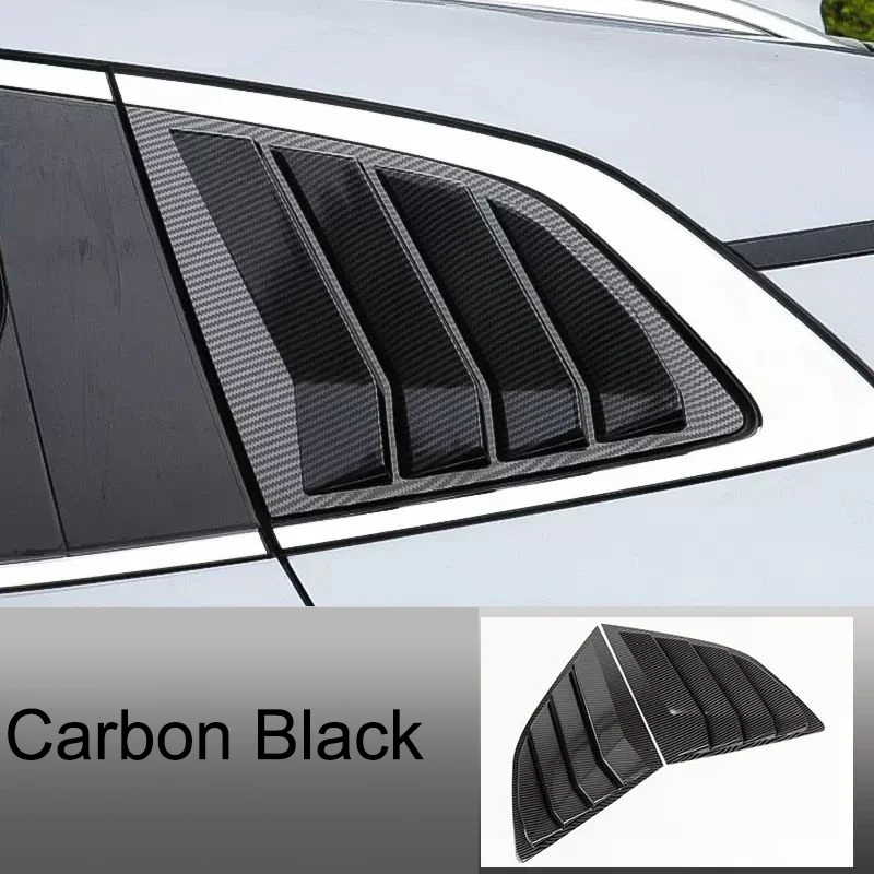 For BYD Song Plus Dmi 2023 EV Car Rear Triangular Blinds Modified Window Air Outlet Body Exterior Interior Accesorios 2022 2024