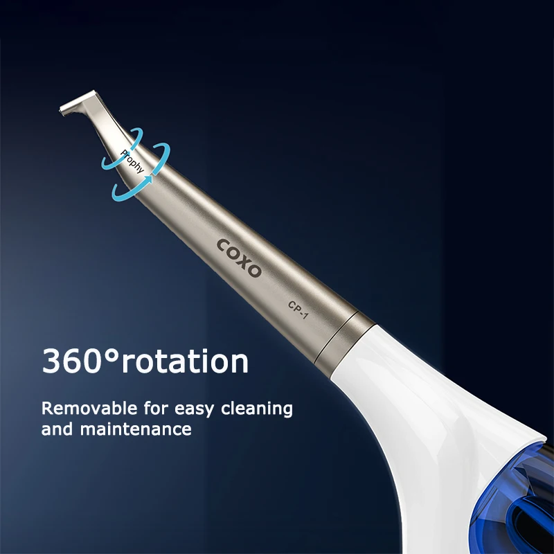 COXO CP-1 Dental Air Polishing Prophy Jet Polishing Sandblaster 2/4 Holes Air Polisher Handpiece Airflow/Sandblasting Machine