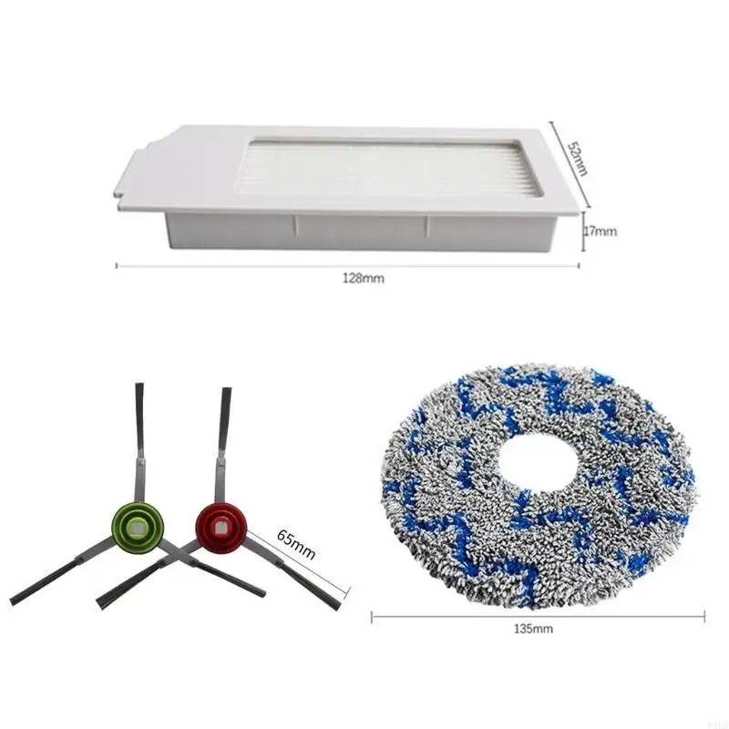 Y5LF Robot Vacuum Cleaner Main Side Brush Mop ClothHepa Filter System For X1 T10 Omin