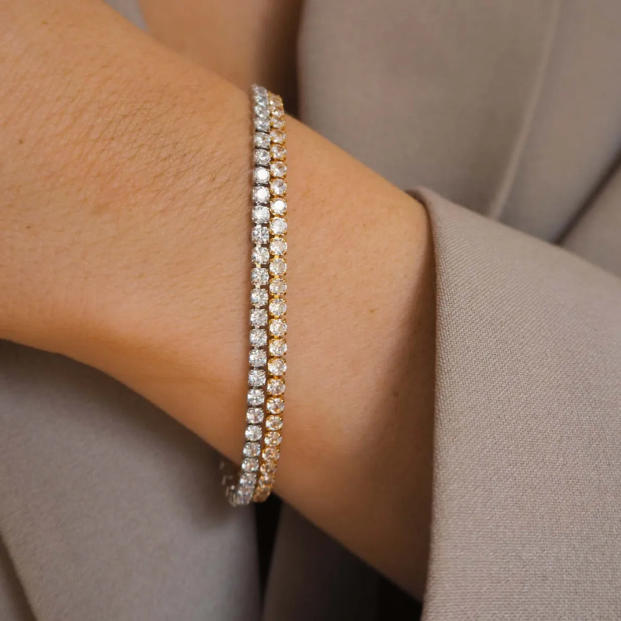 Luxus Kubikzircon Iced Out Tennis Kette Armband Für Frauen Kristall Kurze Hiphop Zubehör Party Hochzeit Schmuck