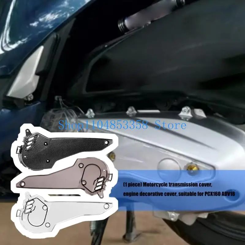 

652F Motorcycle Protective Case Engine Cover For PCX160 ADV160 Bikes ABS Protective Engine Housing Decors