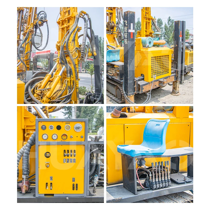 유압 크롤러식 수중 시추기 DTH 해머, 지질 탐사 및 시추공 발파용, 시추 깊이 100-600m