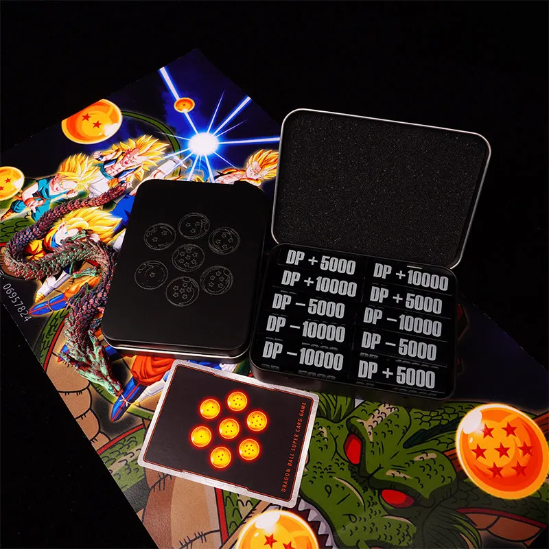 Dragon Ball TCG-indicador de juego de cartas coleccionables, marcador de ataque de energía, ficha de ataque, juego de mesa, indicador de cartas, dados, juguete para regalo