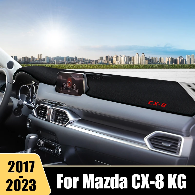 

For Mazda CX-8 CX8 CX 8 KG 2017 2018 2019 2020 2021 2022 2023 Car Dashboard Cover Non-Slip Mats Instrument Carpet Accessories