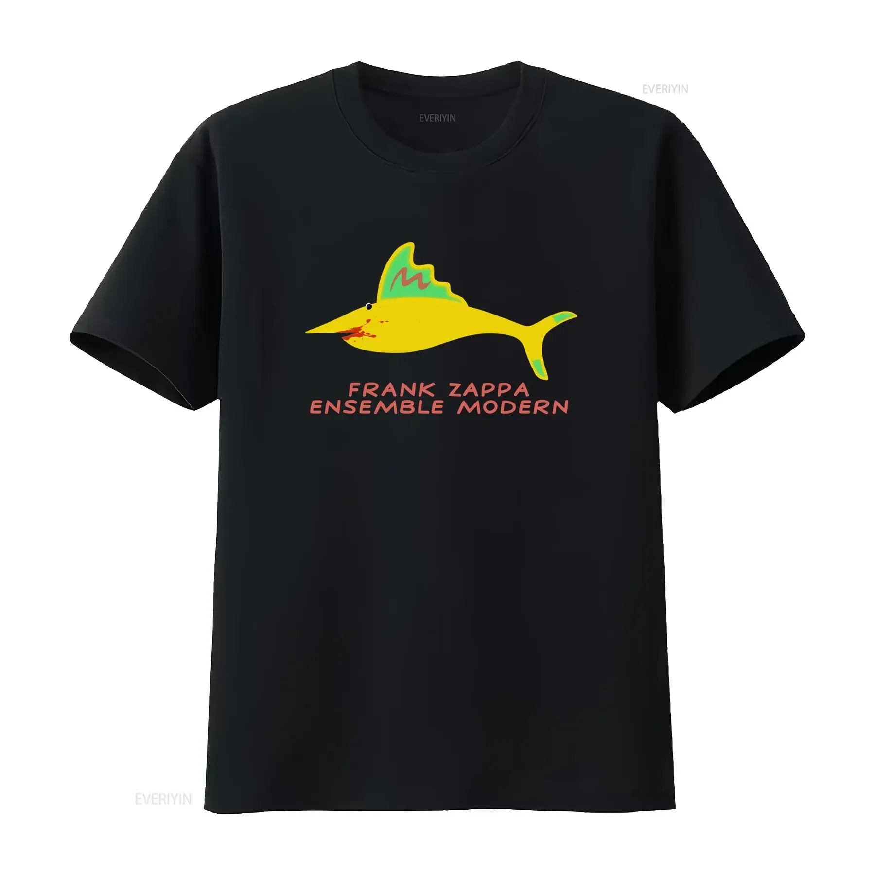 1992 Frank Zappa Ensemble Modern T-Shirt für Fans, Schwarz, Größen S bis 5XL, AG1017, Vintage, gewaschen, bequem, weich, modisch, Unisex