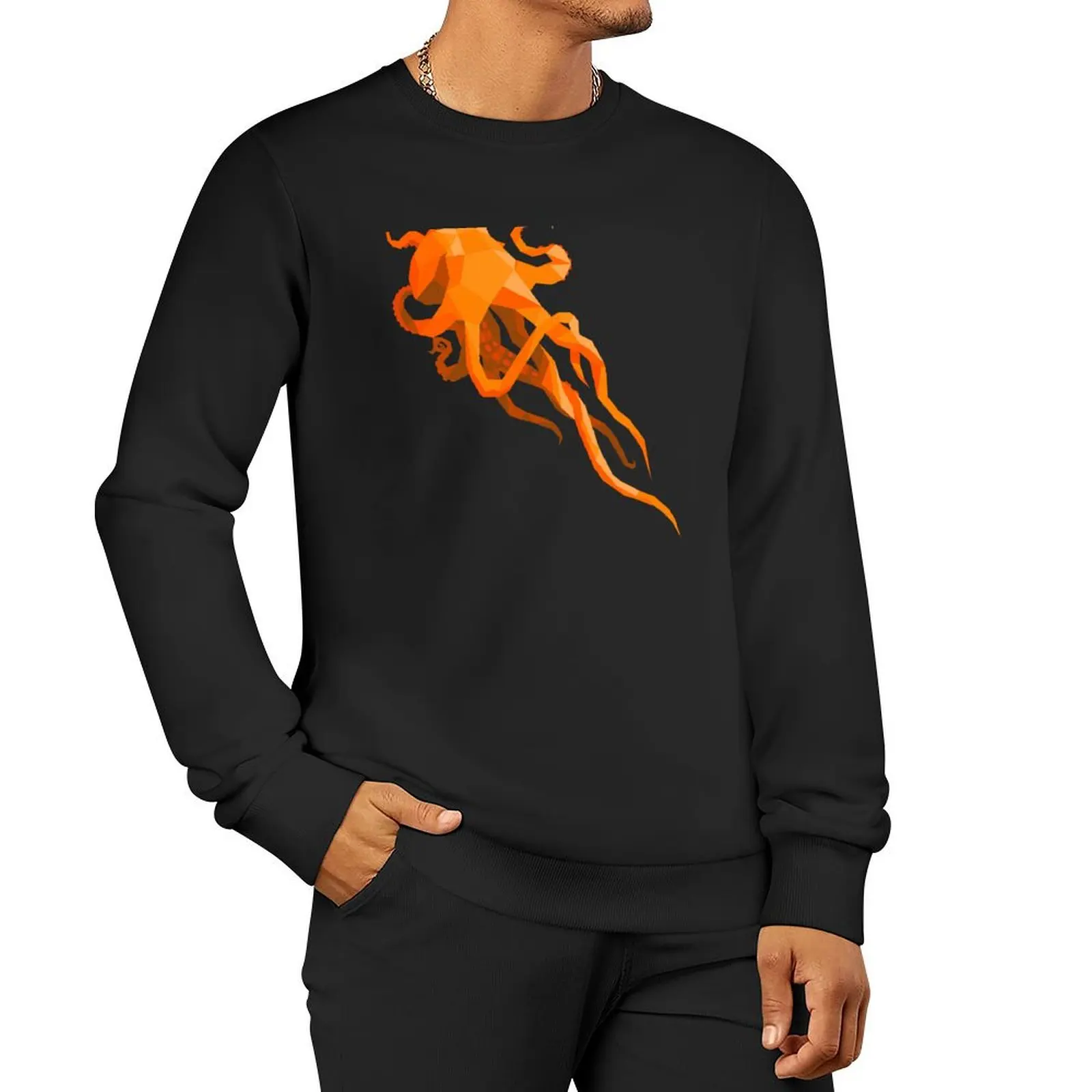 

Geometric Octopus Sweatshirt men clothes oversize sweatshirt