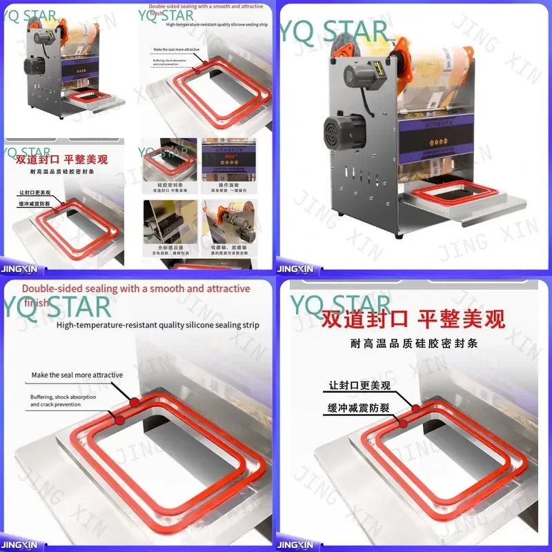 Custom for Desktop Vacuum Sealer Machine Food Preservation Fresh Fruit Storage Ready to Eat Meal Packaging Home Kitchen Use