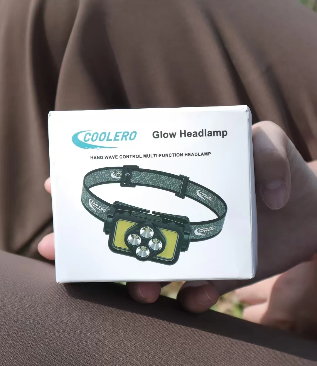 COB LED المصباح 800LM قابلة للشحن USB رئيس مصباح يدوي IPX4 مقاوم للماء محس حركة كشافات للتخييم الصيد في الهواء الطلق #6