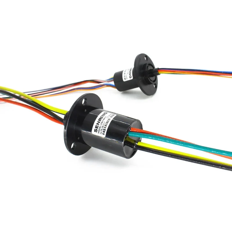 Imagem -02 - Anel Coletor Elétrico de Canais Micro Anel Deslizante com Rotação de 5a 12.5 mm para Mesa de Jantar