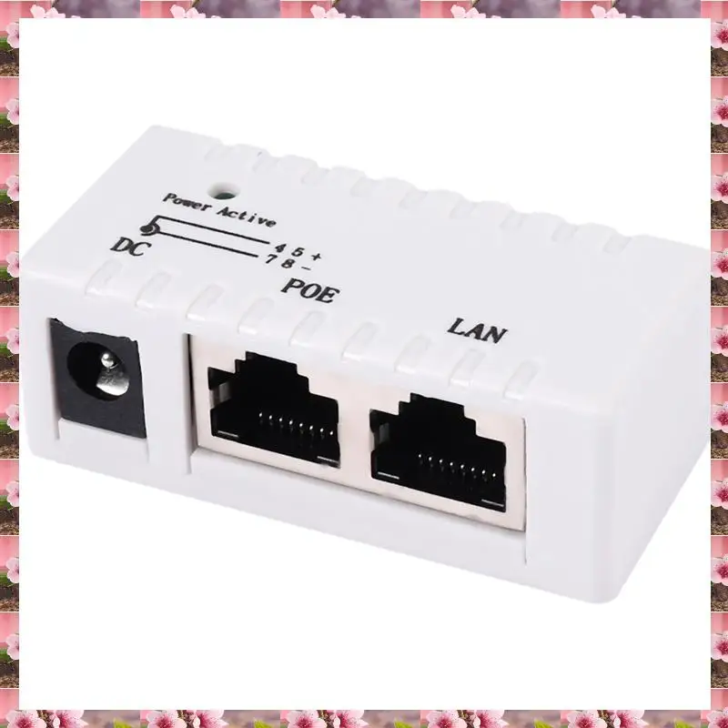 

Разветвитель Poe 2025 Инжектор Poe Rj45 постоянного тока 5,5 мм X 2,1 мм Вход Пассивный разветвитель Poe Разъем адаптера для сетевой камеры IP