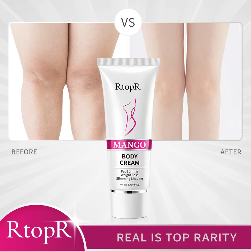 RtopR Mango Slimming Cream Effective For Burning Body Fat Losing WeightAnti Cellulite Weight Promotes Create Beautiful Curve 40g