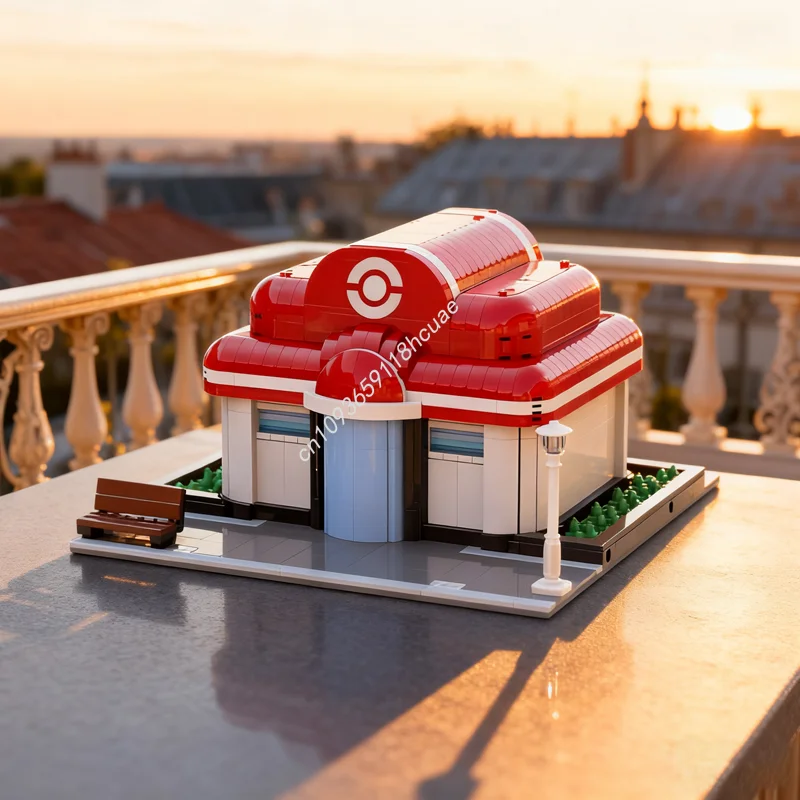 1303 قطعة MOC Pok مركز وحدات وحدات نموذج اللبنات العمارة لتقوم بها بنفسك فكرة التعليم هدية الكريسماس لعبة أطفال عيد ميلاد #1