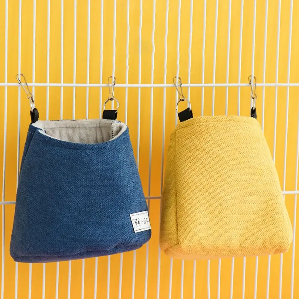 Открытие зимнего сахарного планера, тканевая/плюшевая подвесная подвесная кровать для хомяка, мягкая с крючком, клетка для кровати с белкой, осень Открытие зимнего сахарного планера, тканевая/плюшевая подвесная подвесная кровать для хомяка, мягкая с крючком, клетка для кровати с белкой, осень