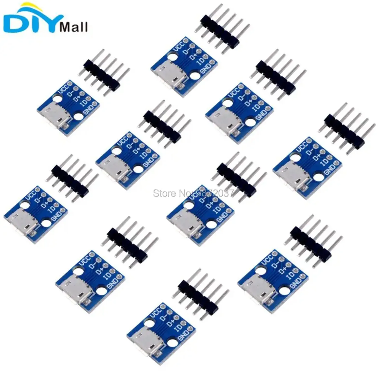 10pcs/lot CJMCU Breakout Switch Module Micro USB 5V Power Adapter Board for Arduino