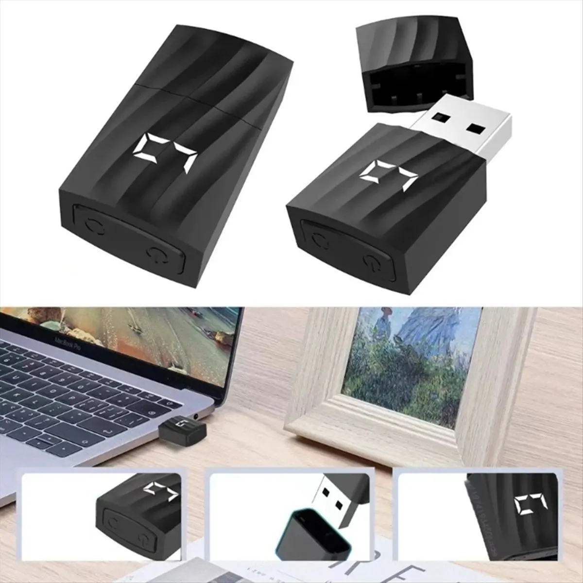 

USB-майкросхема ABFKing для имитации движений мыши, предотвращающая блокировку экрана, для киберспорта