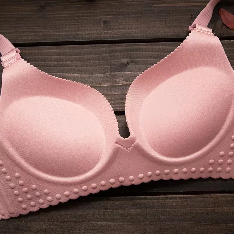 2024 جديد الفتاة 8 سنتيمتر سميكة الصدرية على البخار كوب الخبز ملابس داخلية قابلة للتعديل لا الصلب حلقة الثدي الملابس الداخلية رفع حمالات الصدر #5