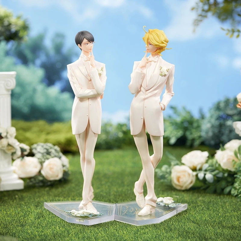 GSC Anime-Figur Doukyuusei Kusakabe Hikaru Sajou Rihito Hochzeitsversion Set PVC Sammlermodell Desktop-Display für Anime-Fans