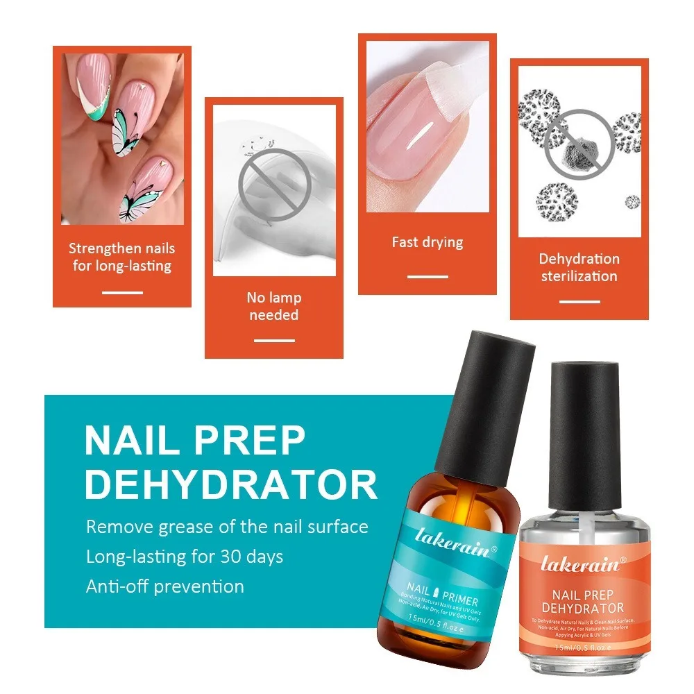 2個入り 新品 15ml ネイルプライマー マニキュアツール 透明 ファーストネイルジェル 長持ち 速乾 エアドライ ベースプライマー ジェル ネイルソークオフ用