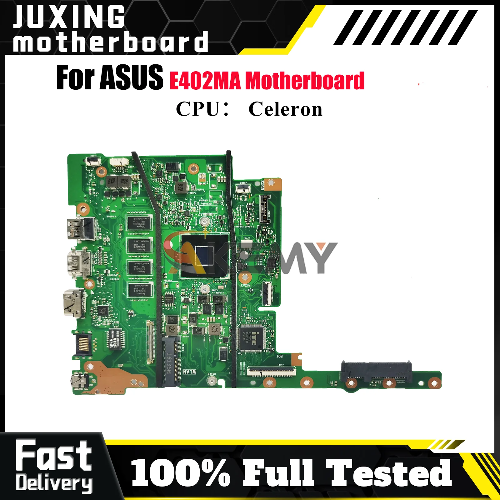 

E402MA Laptop Motherboard For ASUS EeeBook E402MA E402M Notebook Mainboard With Celeron CPU 100% tests OK fast shipping stk