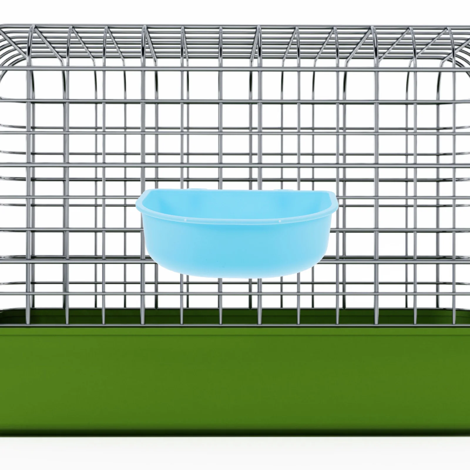 

Plastic Pet Bowl Hanging Cat Dog Feeder Sturdy Small Animal Food Holder Smooth Removable Washable for Birds Guinea Pigs Hamsters