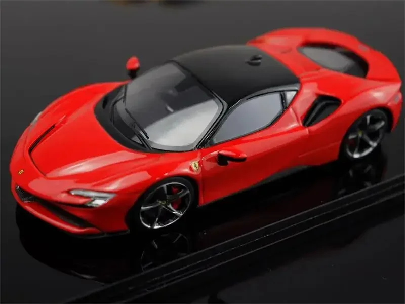 LF 모델 자동차 다이캐스트 모델, 레드, 블랙, 옐로우, 화이트, 1:64 Novitec SF90