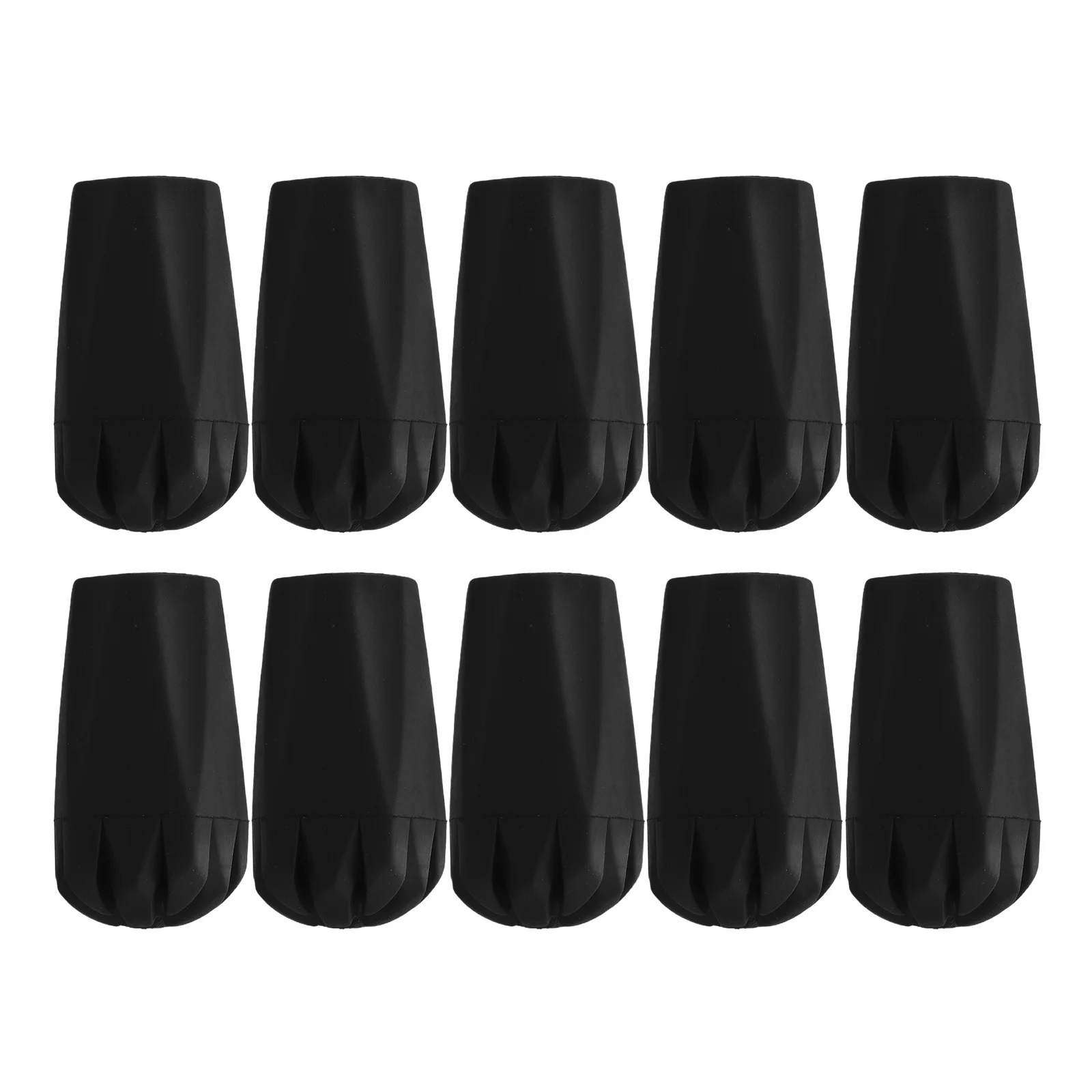 

10Pcs Thickened Trekking Pole Rubber Tips Non Slip Universal Hiking Stick End Caps Replacement Accessories for Outdoor