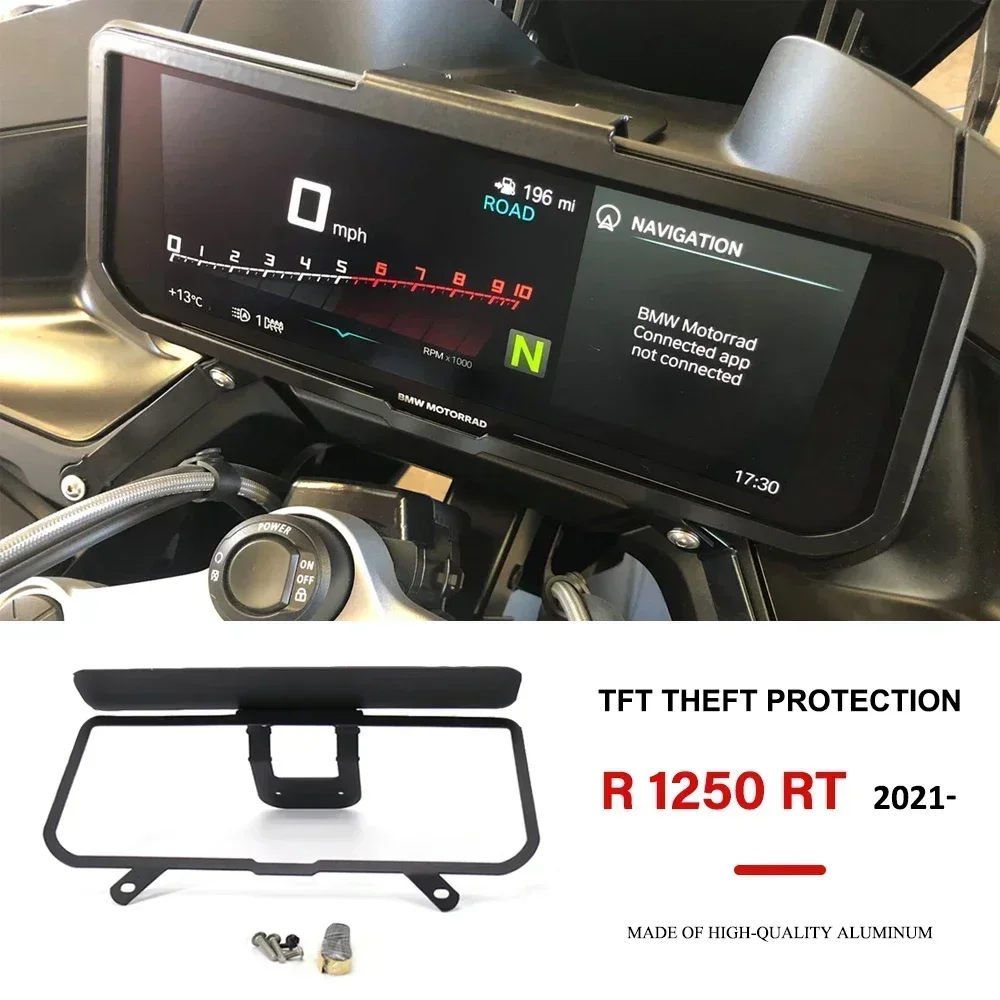 R1250RT 2021 2022 Motorcycle TFT Theft Protection For BMW R 1250 RT R1250 RT Meter Frame Screen Protector Instrument Guard