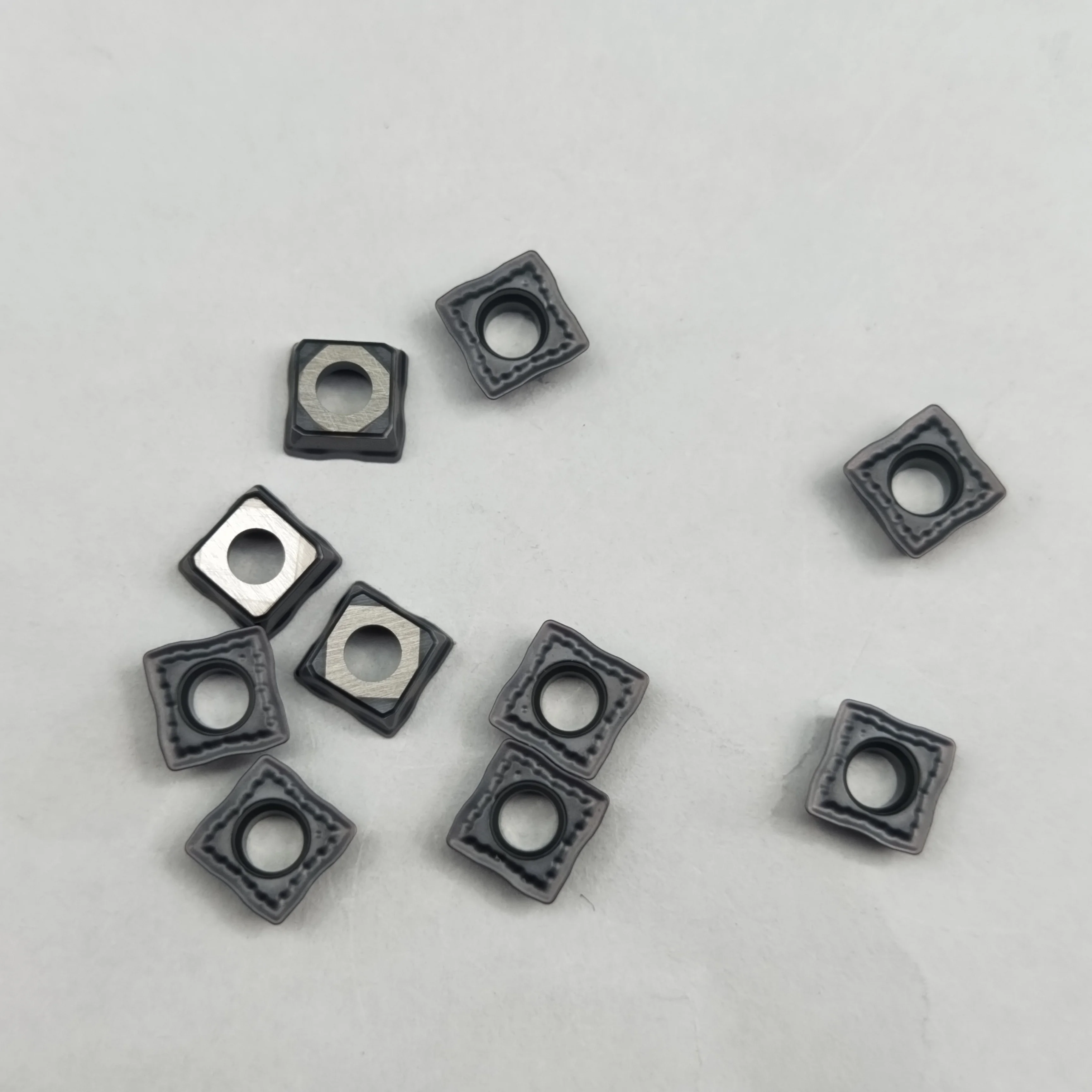 

10pcs SOMT060204 SOMT 060204 U Drill Carbide Inserts Turning Tools Indexable Cutter CNC Lathe Blade for Mould steel