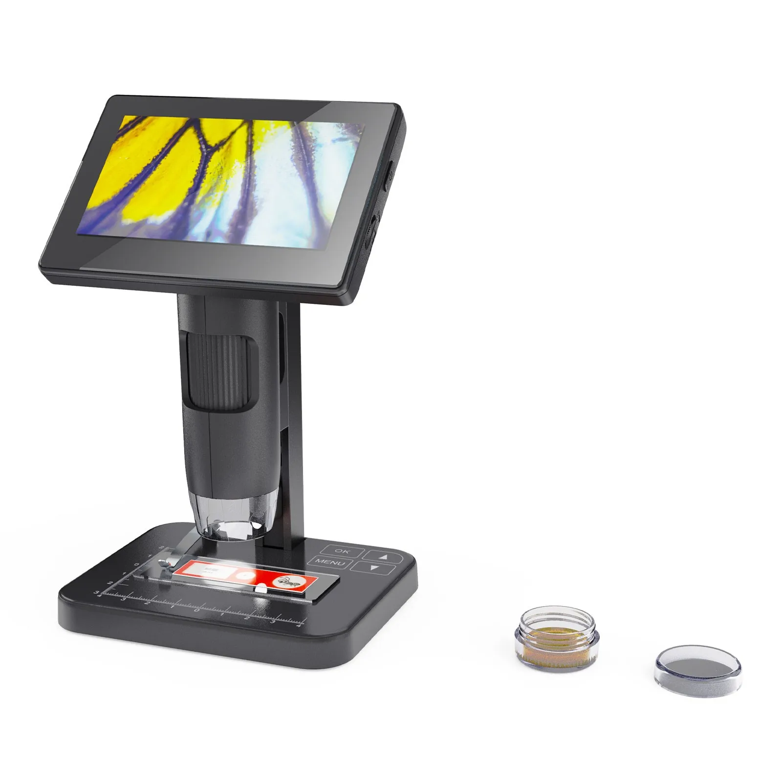 

MS03 8000X Digital Microscope Electron Microscope Cell Microscope 5" Touch Screen for Jewelry Repair