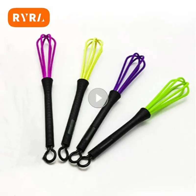 18cm Mini Agitator Plastic Whisk Egg Beater Hair Color Paint Stirrer Mixer Milk Shake Cream Stirring Kitchen Gadget Accessories