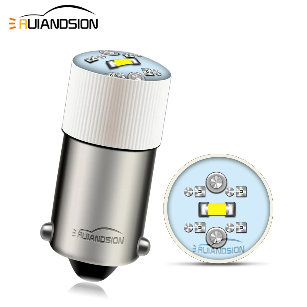 

Ruiandsion 2Pcs 110V AC BA9S LED Indicator Light Universal Replacement Bulbs for Industrial Control Systems Equipment Cabinets