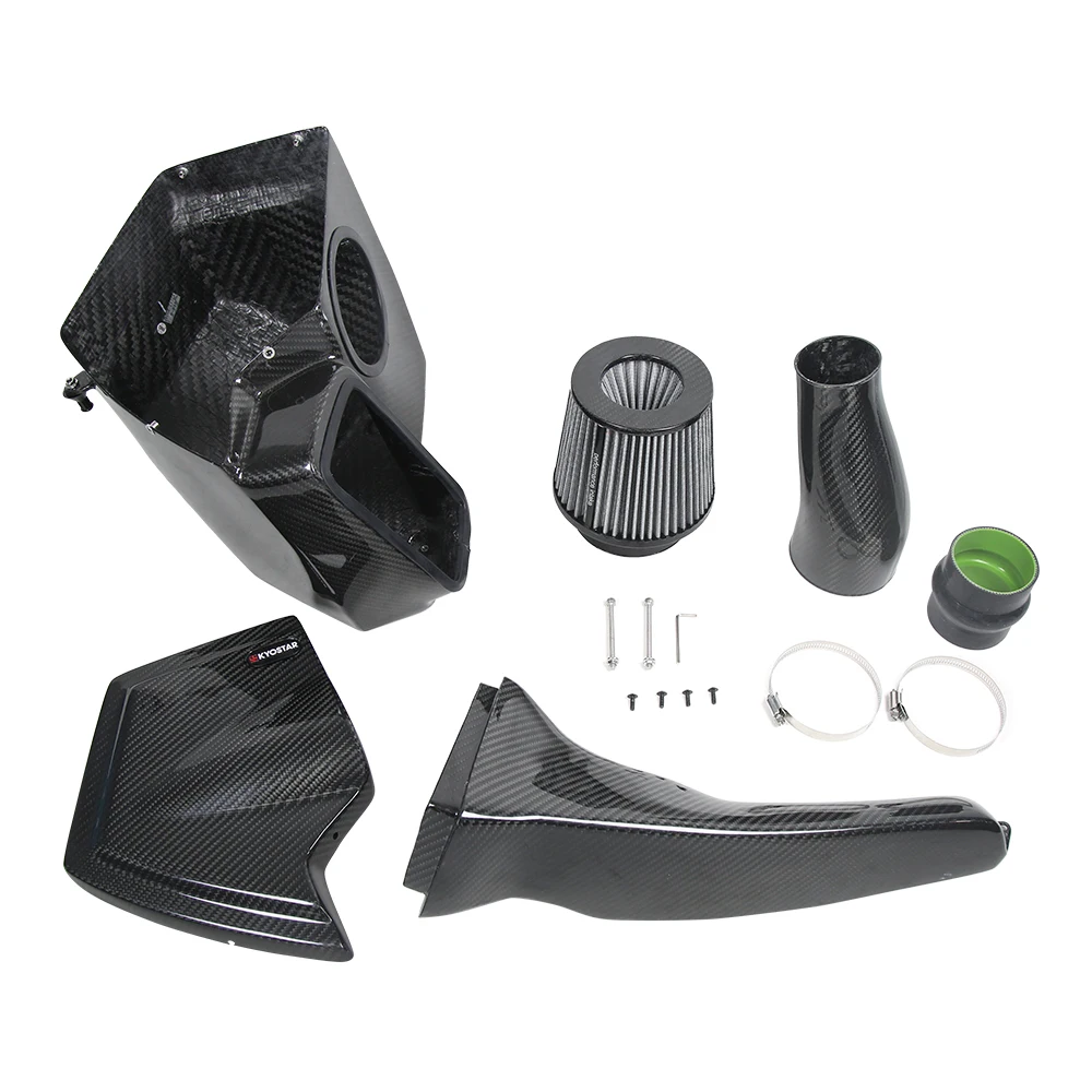 【Hot Selling】Carbon Fiber Cold Air Intake Induction Kit New Condition for S4 RS4 S5 RS5 B9 3.0T