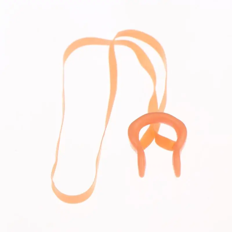 Adult Nose Clip Swimmings Silicone Rope Swimming Nose Clip Swimming With String Comfortable Soft Latex Plugs For Children Kids view 4