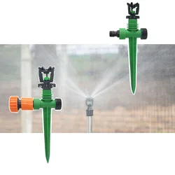 Jardim Lawn Sprinkler, 360 graus de rotação, 1,2 Polegada Thread, rotação automática, espalhamento bocal para irrigação