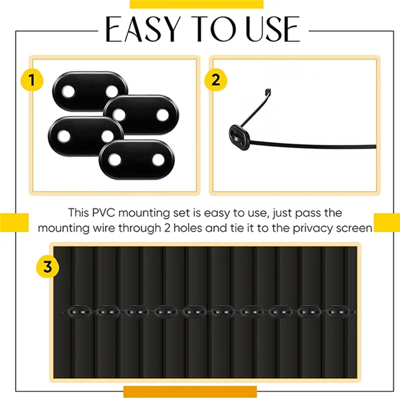 ABZC-100-Piece Set Of Black Plastic Cord Locks With 2 Holes For Rope, Spring Toggle Slider, Secure Clamping Mechanism