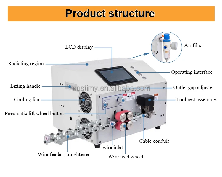 0.1-25mm Automatic wire cutting stripping and bending machine Electric Bending Machine for Copper Wire and Wire