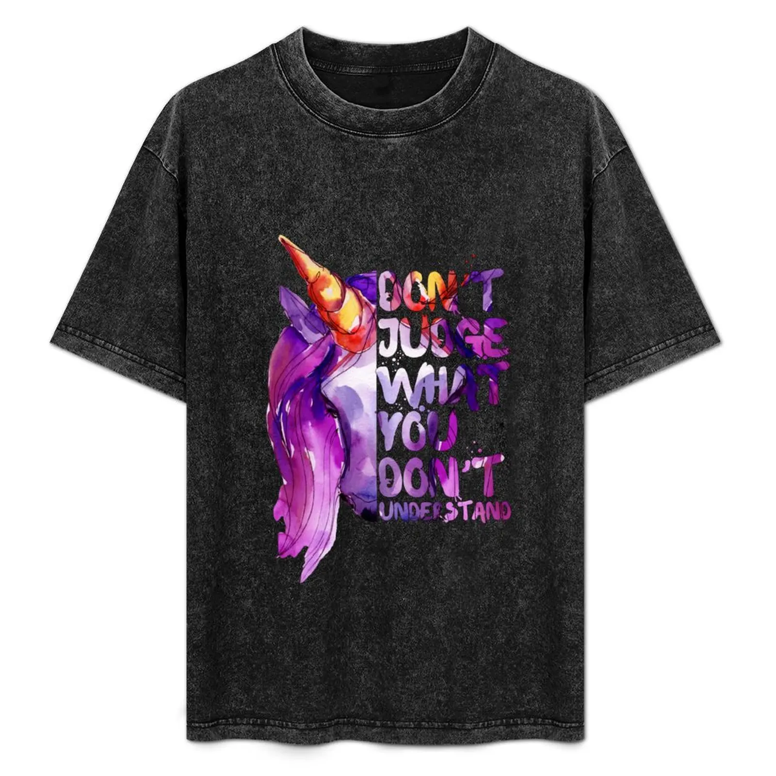 

Don＊t judge what you don＊t understand T-Shirt Novelty Graphic Tee Shirt