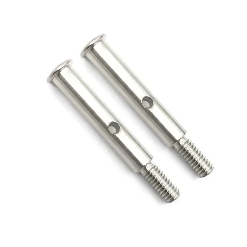 2Pcs Metall Vorderachse Welle TRA3637 für 1/10 Slash 2WD Stampede 2WD Rustler VXL XL-5 Upgrade Teile Zubehör